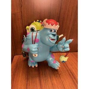 NEW 2024 Disney Parks Christmas Monsters, Inc. Santa Sulley Mike Popcorn Bucket